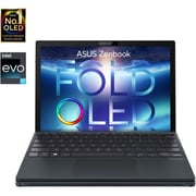 Asus Zenbook 17 Fold OLED UX9702AA-OLED007W Laptop - Core i7 1.1GHz 16GB 1TB Shared Win11Home 17.3inch 2.5K Tech Black English/Arabic Keyboard