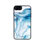 Macmerise Liquid Funk Turquoise - Glass Phone Case For Iphone 7 Plus