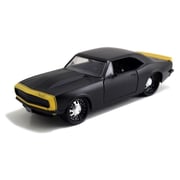Jada 97170 Chevrolet Camaro Matt Black/Yellow Toy Car Jada 97170 Chevrolet Camaro Matt Black/Yellow Toy Car