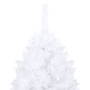 vidaXL Artificial Christmas Tree with Thick Branches White 150 cm PVC vidaXL Artificial Christmas Tree with Thick Branches White 150 cm PVC
