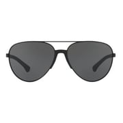 Emporio Armani matt Black Metal Men Sunglasses EA-2059-320387