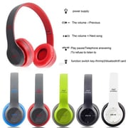 P47 Universal Foldable EDR Wireless Headphones Bluetooth 4.2 Overhead Headset with Noise Canceling and MP3/MP4/FM Player RED P47 Universal Foldable EDR Wireless Headphones Bluetooth 4.2 Overhead Headset with Noise Canceling and MP3/MP4/FM Player RED