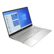 HP Pavilion 15-eg0042ne Laptop - Core i5 2.4GHz 8GB 512GB Shared Win10 15.6inch FHD Natural Silver English/Arabic Keyboard