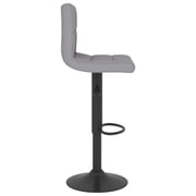 Vidaxl Bar Stool Light Grey Fabric Vidaxl Bar Stool Light Grey Fabric