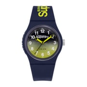 Superdry Urban Laser Blue/Green Silicone Analog Men Watch Superdry Urban Laser Blue/Green Silicone Analog Men Watch