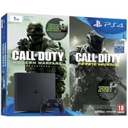 Sony PS4 Slim Gaming Console 1TB Black + Call of Duty Infinite Warfare + Modern Warfare DLC