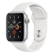 Apple Watch Series 5 GPS + Cellular 44mm Silver Aluminium Case with White Sport Band Pre order