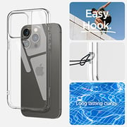 Spigen Quartz Hybrid designed for iPhone 14 PRO case cover (2022) - Crystal Clear