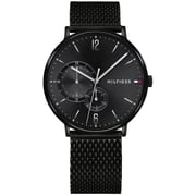 Tommy Hilfiger Brooklyn Black Mesh Watch For Men 1791507 Tommy Hilfiger Brooklyn Black Mesh Watch For Men 1791507