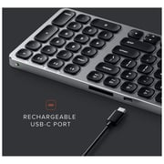 Satechi ST-ACBKM Compact Backlit Bluetooth Keyboard Space Gray Satechi ST-ACBKM Compact Backlit Bluetooth Keyboard Space Gray