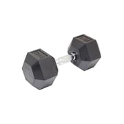 Harley Fitness 25kgs Rubber Coated Fixed hex Dumbbell Set