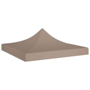 vidaXL Party Tent Roof 3x3 m Taupe 270 g/m2