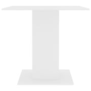 vidaXL Dining Table White 80x80x75 cm Engineered Wood vidaXL Dining Table White 80x80x75 cm Engineered Wood