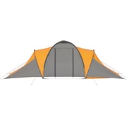 Vidaxl Camping Tent 6 Persons Grey And Orange Vidaxl Camping Tent 6 Persons Grey And Orange