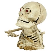 Design Toscano Bugged-Out Hungry Skeleton Mechanical Coin Bank, 6 Inch, Faux Bone Finish Design Toscano Bugged-Out Hungry Skeleton Mechanical Coin Bank, 6 Inch, Faux Bone Finish