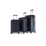 Para John Lightweight 3-pieces Abs Hard Side Travel Luggage Trolley Bag Set With Lock For Unisex Hard Shell Strong Para John Lightweight 3-pieces Abs Hard Side Travel Luggage Trolley Bag Set With Lock For Unisex Hard Shell Strong