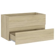Vidaxl Sink Cabinet Sonoma Oak 80x38.5x45 Cm Engineered Wood Vidaxl Sink Cabinet Sonoma Oak 80x38.5x45 Cm Engineered Wood