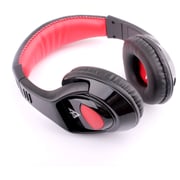 Ovleng Vykon Wired Stereo Headphones With Mic Black/Red - MQ44