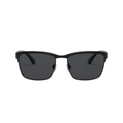 Emporio Armani Black Metal Men EM-2087-301487-56 Sunglasses