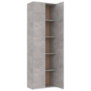 vidaXL Office Cabinet Concrete Grey 60x32x190 cm Engineered Wood vidaXL Office Cabinet Concrete Grey 60x32x190 cm Engineered Wood