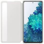 Samsung Clear View Cover White For S20 FE Samsung Clear View Cover White For S20 FE