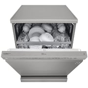 LG QuadWash Steam Dishwasher, 14 Place Settings, EasyRack Plus, Inverter Direct Drive, ThinQ