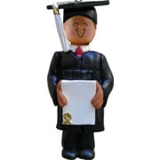 Ornament Central Oc-051-Aa African/American Male Graduate Figurine Ornament Central Oc-051-Aa African/American Male Graduate Figurine