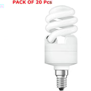 Osram Dulux Superstar Mini Warm White | 8W 827 E14 Esma Approved | Compact Fluorescent Integrated | Pack Of 20