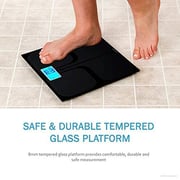 ULTIMAX Weight Scale, Precision Digital Body Bathroom Scale with Step-On Technology, Easy Read Backlit LCD Display, 180 KG Capacity Thick Tempered Glass 11x11 inch-Multicolor ULTIMAX Weight Scale, Precision Digital Body Bathroom Scale with Step-On Technology, Easy Read Backlit LCD Display, 180 KG Capacity Thick Tempered Glass 11x11 inch-Multicolor