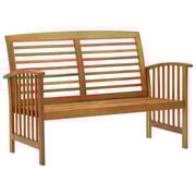 Vidaxl 2 Piece Garden Lounge Set Solid Acacia Wood Vidaxl 2 Piece Garden Lounge Set Solid Acacia Wood