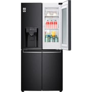 LG Side By Side Fridge Slim French Door Refrigerator 570 Litres GRX29FTQEL InstaView Door-in-Door Linear Cooling Hygiene FRESH+ ThinQ LG Side By Side Fridge Slim French Door Refrigerator 570 Litres GRX29FTQEL InstaView Door-in-Door Linear Cooling Hygiene FRESH+ ThinQ