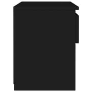 Vidaxl Bedside Cabinet Black 40x30x39 Cm Chipboard Vidaxl Bedside Cabinet Black 40x30x39 Cm Chipboard