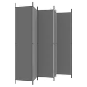 vidaXL 6-Panel Room Divider Anthracite 300x220 cm Fabric vidaXL 6-Panel Room Divider Anthracite 300x220 cm Fabric