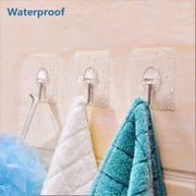 Lavish 6 Pcs Universal Strong Seamless Hanger Self Adhesive Sticker Wall Hooks Lavish 6 Pcs Universal Strong Seamless Hanger Self Adhesive Sticker Wall Hooks