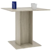 vidaXL Dining Table Sonoma Oak 80x80x75 cm Engineered Wood vidaXL Dining Table Sonoma Oak 80x80x75 cm Engineered Wood