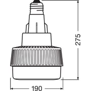 Osram Highbay Hql Led E40 140w 840 | 120° Beam Angle - Cool White - Replaces 400w Osram Highbay Hql Led E40 140w 840 | 120° Beam Angle - Cool White - Replaces 400w