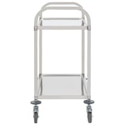 vidaXL 2-Tier Kitchen Trolley 95x45x83.5 cm Stainless Steel vidaXL 2-Tier Kitchen Trolley 95x45x83.5 cm Stainless Steel