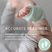 Owlet Smart Sock 2 Baby Oxygen Level And Heart Rate Monitor - Green/white
