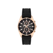 LEE COOPER Men's Multi Function Black Dial Watch - LC07527.451 LEE COOPER Men's Multi Function Black Dial Watch - LC07527.451