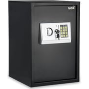 Rubik Safe Box Large For Home Office With Digital Combination Lock And Emergency Keys, Fire Resistant (size 50x35x30cm) Black Rubik Safe Box Large For Home Office With Digital Combination Lock And Emergency Keys, Fire Resistant (size 50x35x30cm) Black