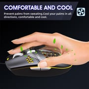 HXSJ J400 Wired Gaming Mouse 6 Buttons Ergonomic Mouse with Cooling Fan 6-level Adjustable DPI for Desktop Laptop Black HXSJ J400 Wired Gaming Mouse 6 Buttons Ergonomic Mouse with Cooling Fan 6-level Adjustable DPI for Desktop Laptop Black
