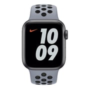 Apple 40mm Obsidian Mist/Black Nike Sport Band – Regular Apple 40mm Obsidian Mist/Black Nike Sport Band – Regular