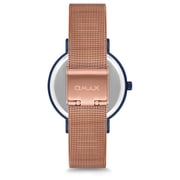 Omax Marble Collection Rose Gold Mesh Analog Watch For Women MR01S48I