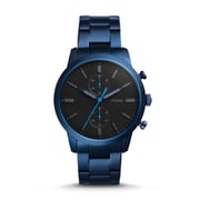 Fossil FS5345 Townsman 44mm Chronograph Blue Stainless Steel Watch Fossil FS5345 Townsman 44mm Chronograph Blue Stainless Steel Watch