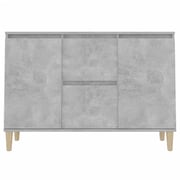 Vidaxl Sideboard Concrete Grey 103.5x35x70 Cm Chipboard Vidaxl Sideboard Concrete Grey 103.5x35x70 Cm Chipboard