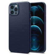Spigen Liquid Air designed For iPhone 12/12 PRO case cover (6.1 inch)- Navy Blue