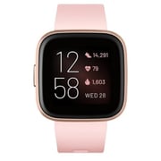 Fitbit Versa 2 Smartwatch Petal/Copper Rose Aluminum