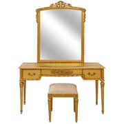 Monarch Dresser with Mirror + Stool Monarch Dresser with Mirror + Stool