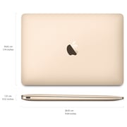 MacBook 12-inch (2017) - Core M3 1.2GHz 8GB 256GB Shared Silver English/Arabic Keyboard
