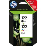 HP CR340HE 122 Ink Cartridge Black/Tricolor Combo Pack
